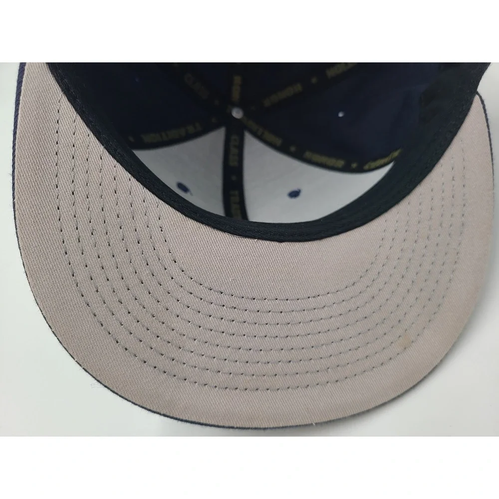 Baseballism Home Run Derby Dropping Bombs Fitted (Seems 7 3/8) Hat Cap Men Blue‎